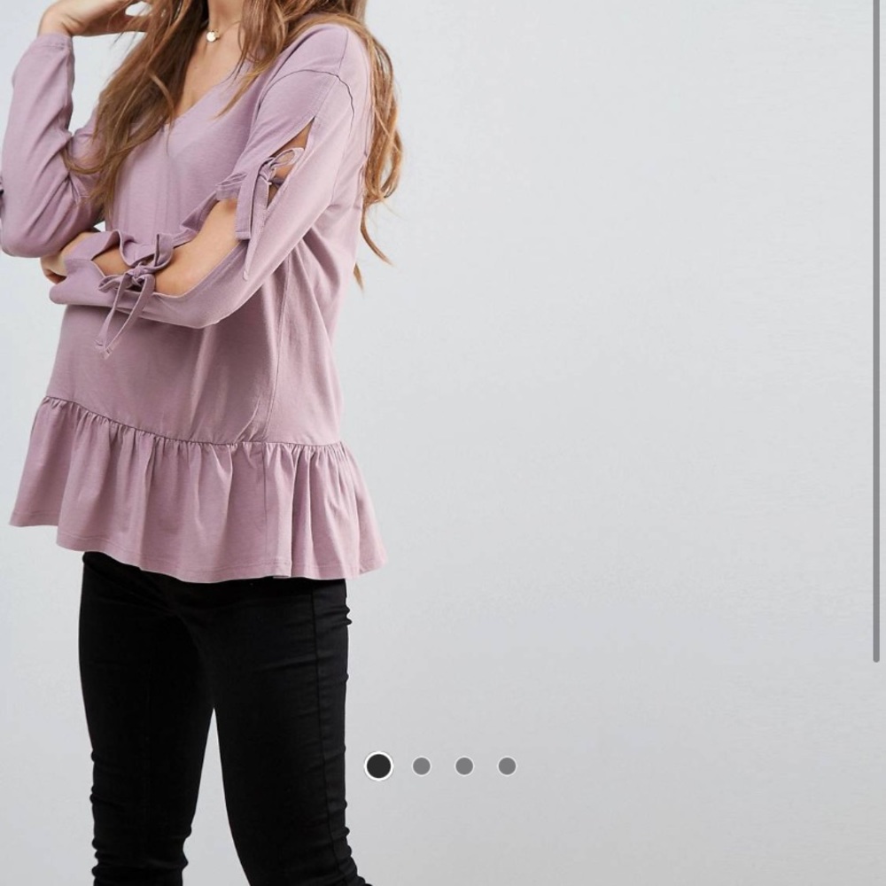 ASOS Long Sleeve Maternity Top size 12